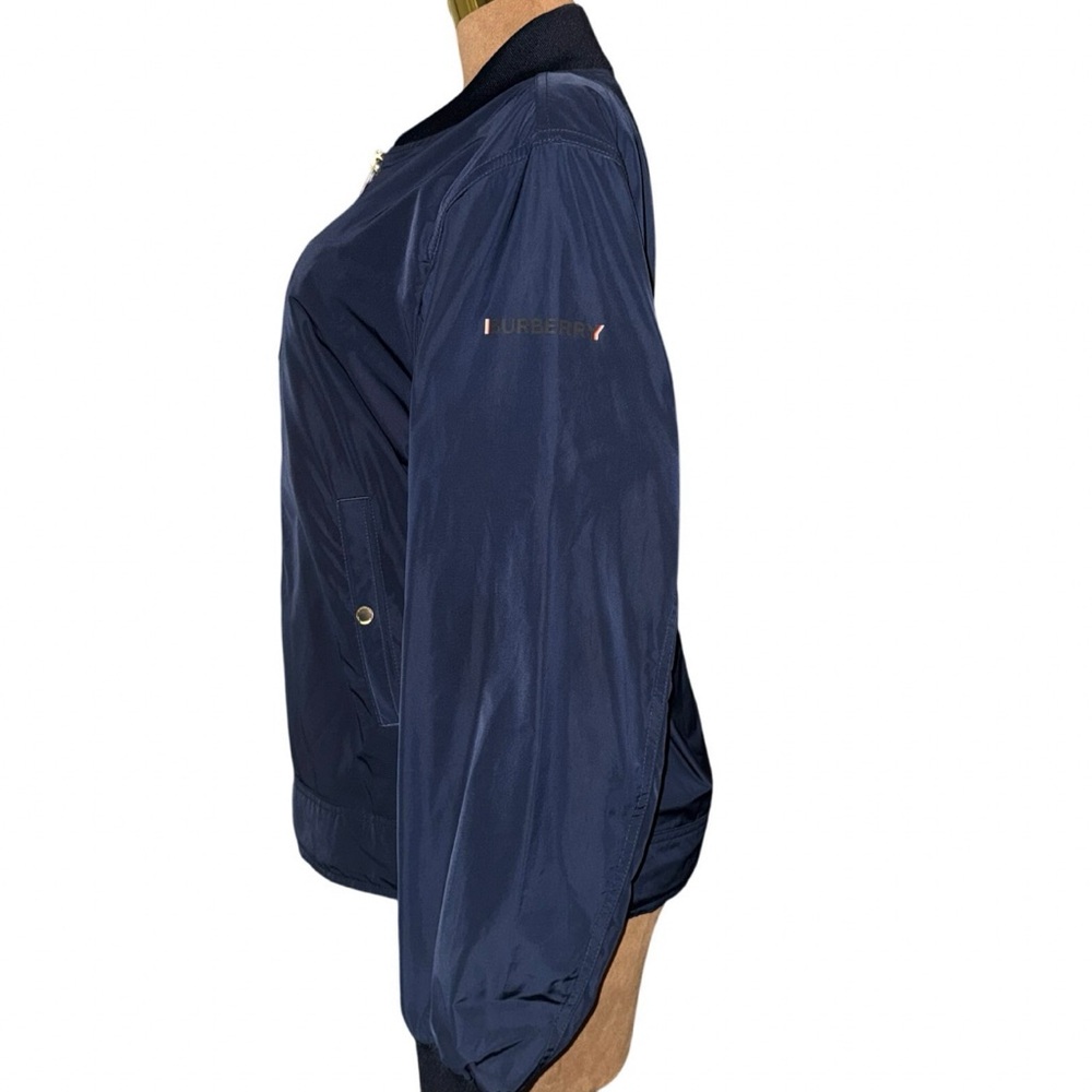 BURBERRY 
Blue Shell Bomber Jacket
Women’s Size XXL - Picture 5 of 14